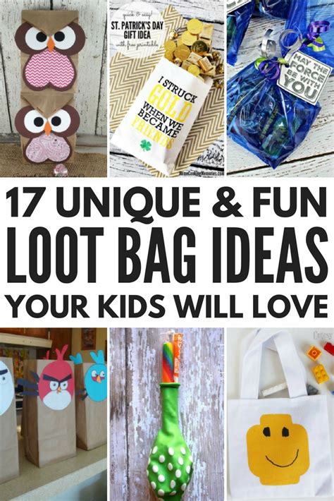 party bag ideas for 12 year old boy